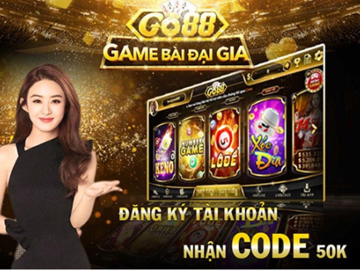 Giftcode tài xỉu Go88 – Mã nhận thưởng hấp dẫn dành cho anh em cá cược